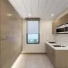 Gloss White/ Chrome Strip Ceiling Plank - 4.5m