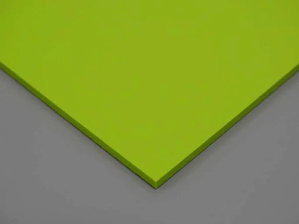 Sample 2.5mm Apple Green Satin Sheet