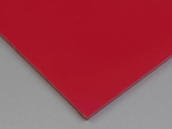 Sample 2.5mm Red Satin Sheet