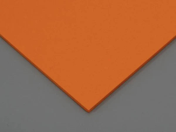 Sample 2.5mm Orange Satin Sheet